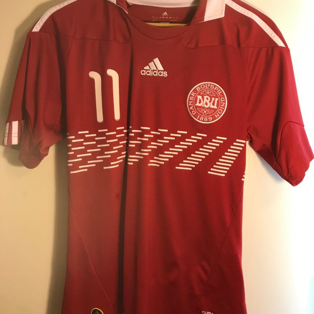 Nicklas Bendtner Adidas Denmark Jersey M Arsenal
